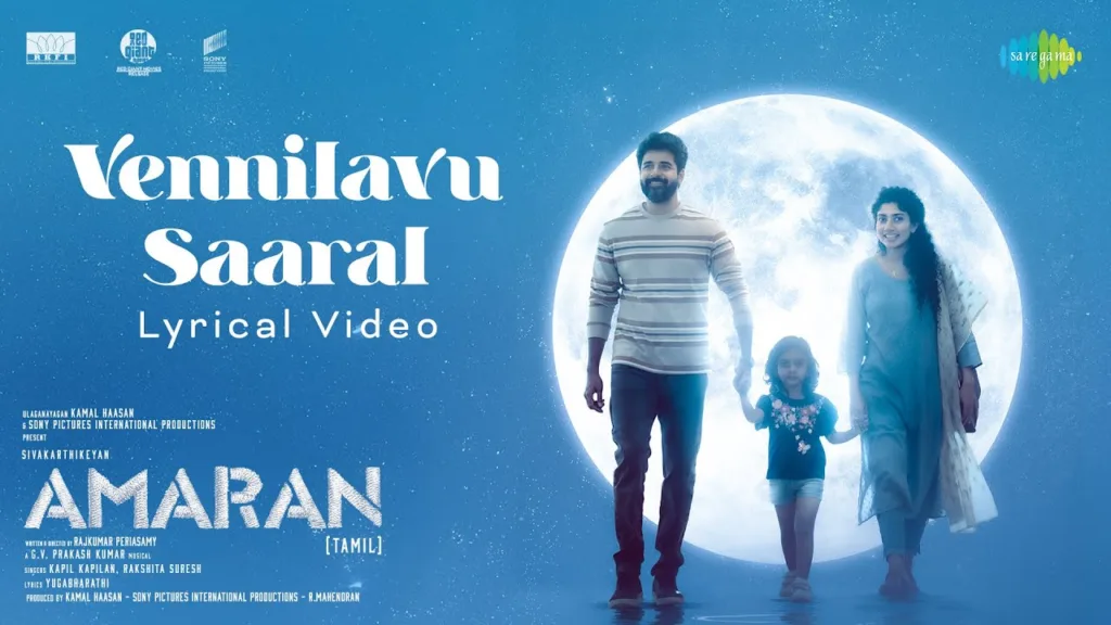 Vennilavu Saaral Lyrics – Amaran