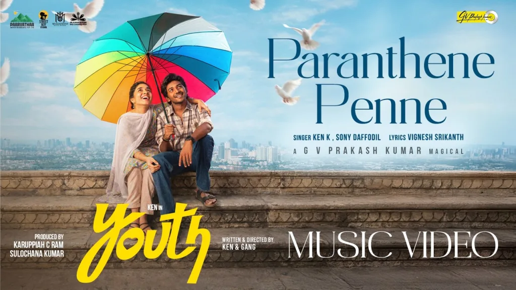 Paranthene Penne Lyrics - Youth (Tamil)