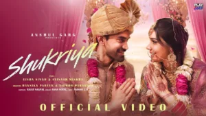 Shukriya Lyrics Hansika Pareek, Vibhor Parashar