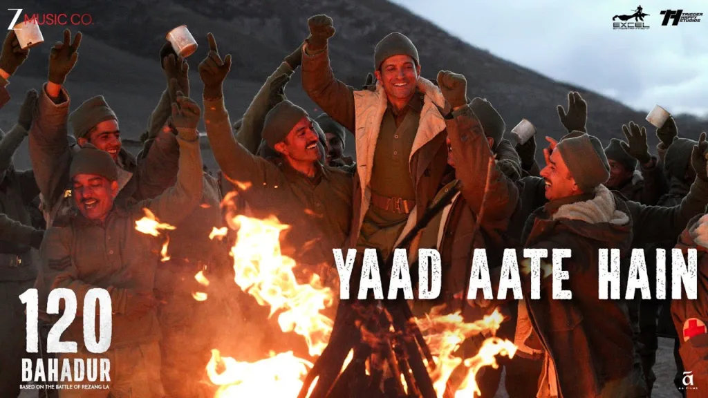 Yaad Aate Hain Lyrics - 120 Bahadur