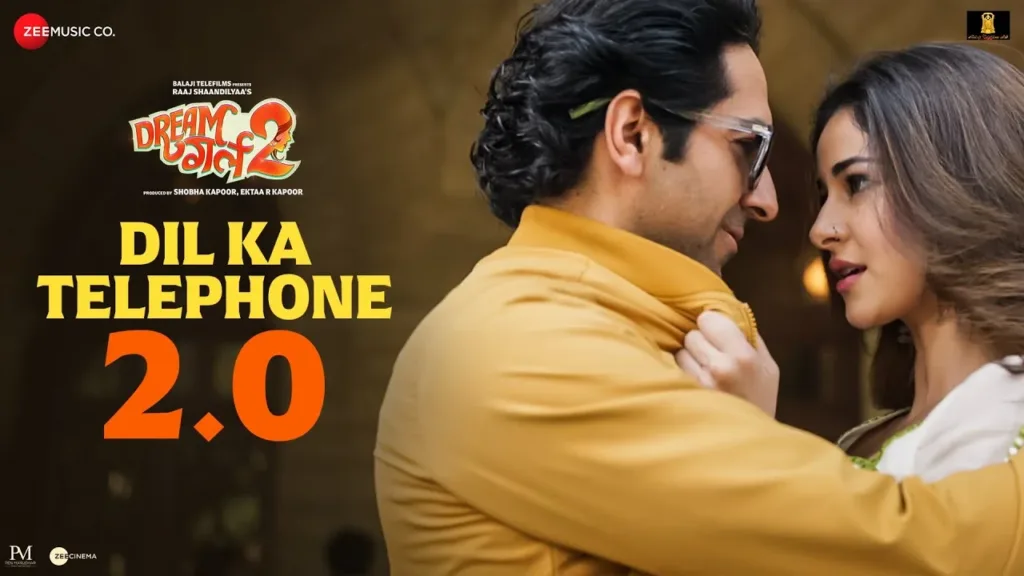 Dil Ka Telephone 2.0 Lyrics - Dream Girl 2 | Jonita Gandhi, Jubin Nautiyal