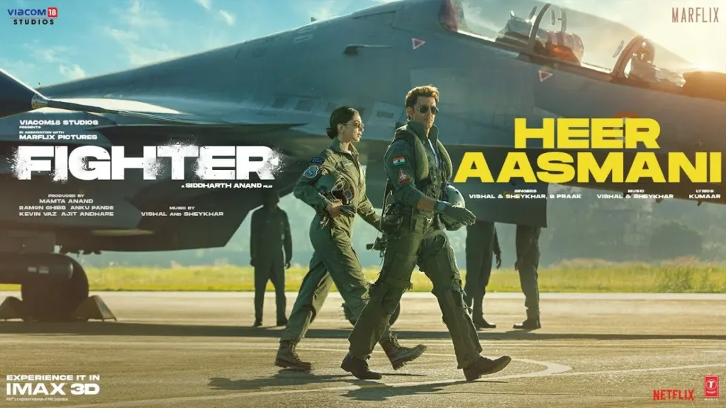 Heer Aasmani Lyrics - Fighter | Vishal Dadlani, B Praak, Shilpa Rao