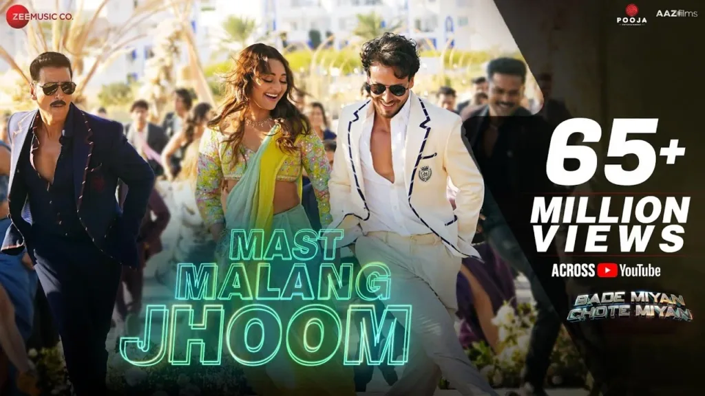 Mast Malang Jhoom Lyrics - Bade Miyan Chote Miyan | Arijit Singh